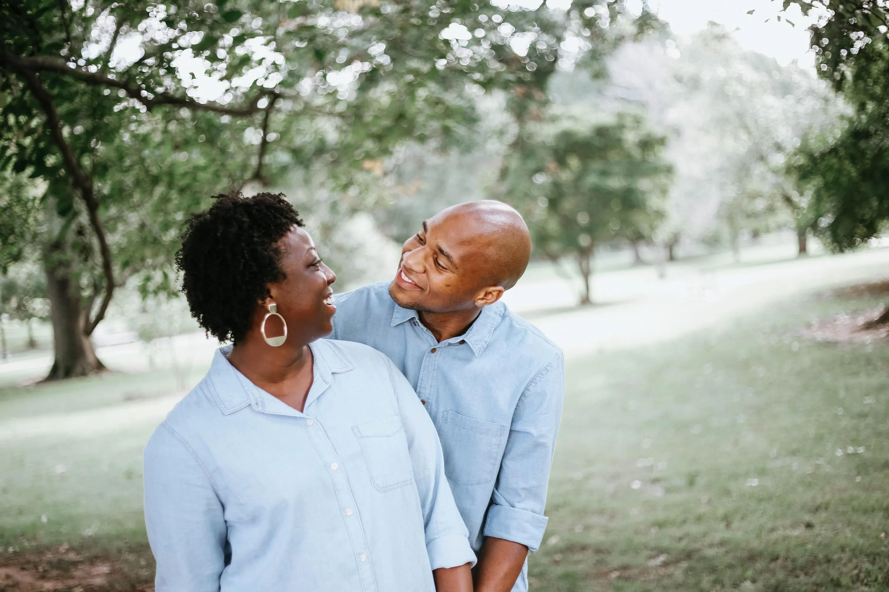 African American Couple Happy