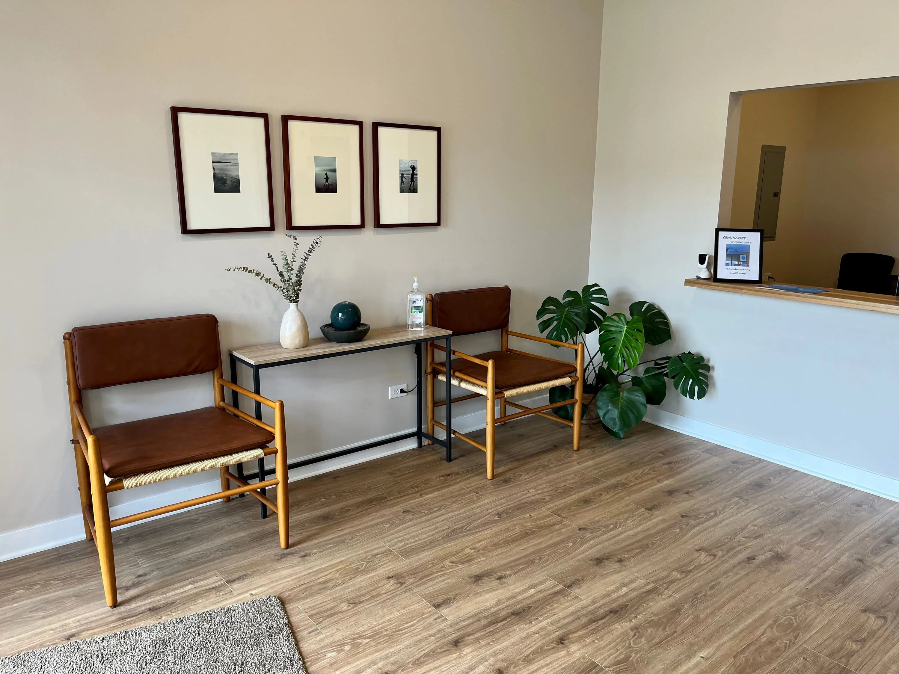 upper cervical chiropractic waiting area
