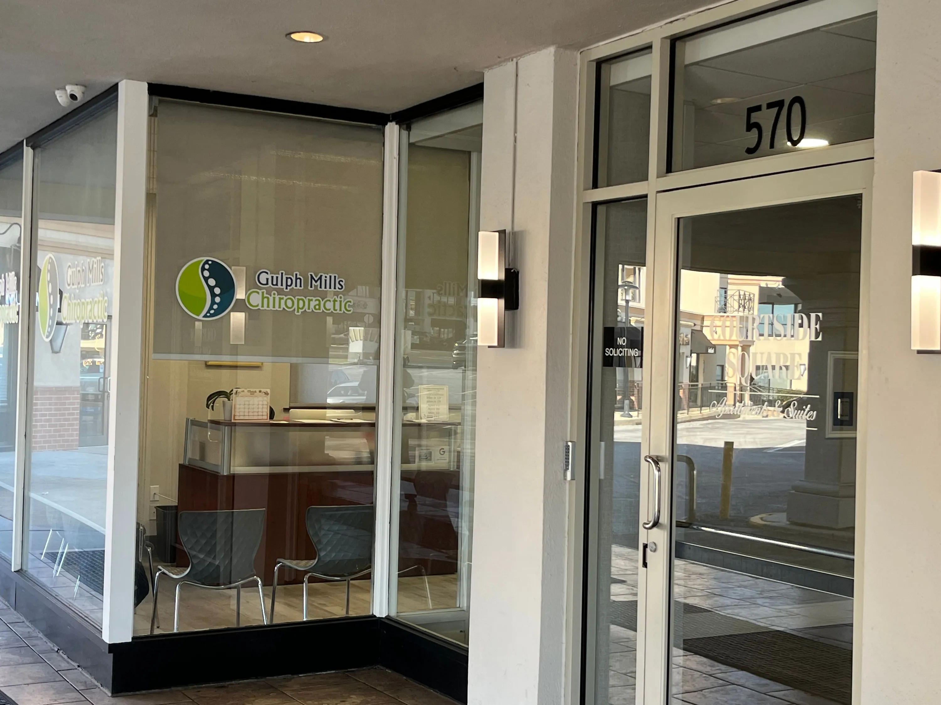 Building door side window