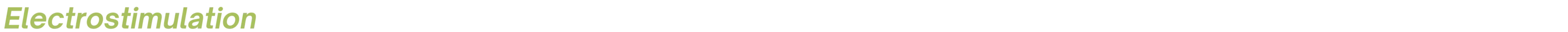Electrostimulation