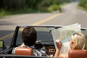 Couple Driving 