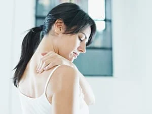 Woman Experiencing Neck Pain