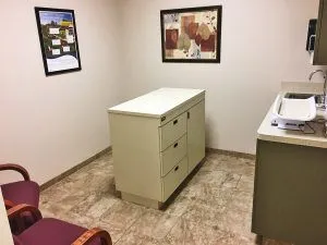 cat exam room