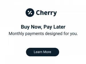 Financing through Cherry available at our office