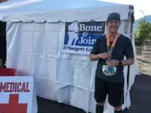 Dr. Wright enjoys running half marathons