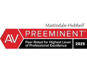 Martindale-Hubbell Peer Review Ratings: AV Preeminent