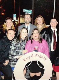 The staff Christmas Dinner Cruise 2013 at Olympia Prosthodontics & Cosmetic Dentistry.