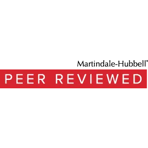 Peer reviewed by Martindale Hubbel