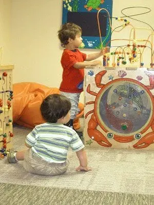 kids in play area