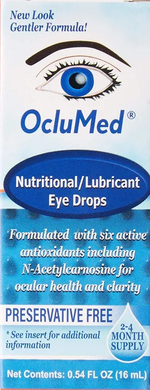 Lubricant eye drops