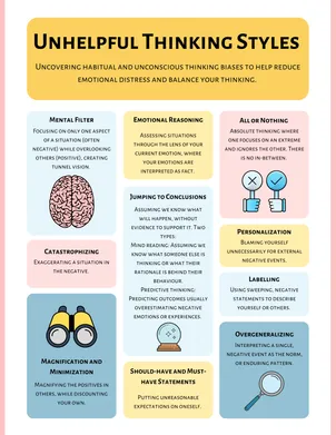 Unhelpful Thinking Styles PDF