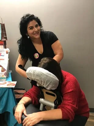 Erin Chair Massage at GNO Event