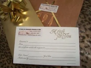 gift certificate 