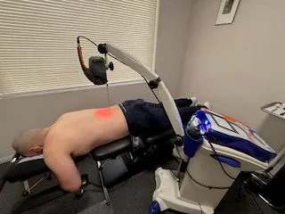 Patient receiving treatment