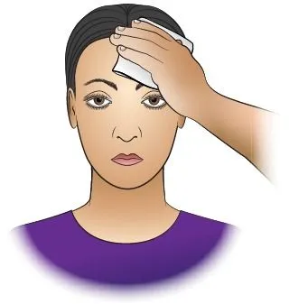 <strong>
</picture>First Aid - Bleeding Head</strong> <ul><li>Apply direct pressure to the entire wound with a sterile gauze dressing or a clean cloth. Once the bleeding has stopped, cover with an adhesive bandage or gauze.</li></ul>