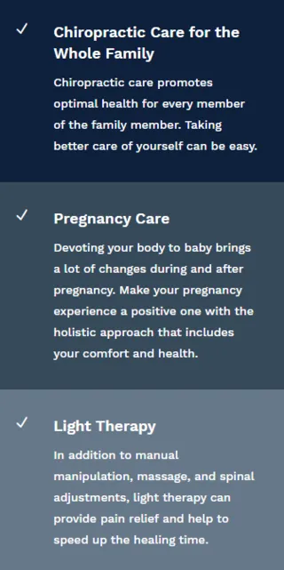 chiropractic care, pregnancy care, light therapy