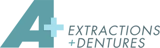 A Plus Extractions and Dentures Logo - Johnson City