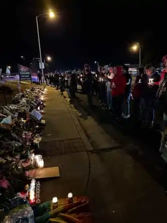 Vigil in Colorado Springs