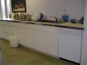 dishwasher area