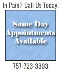 Same Day Appointments Available box