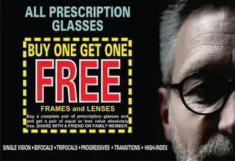 Prescription glasses buy shop one get one