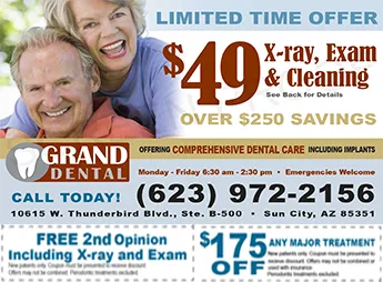 New Patient Dental Specials in Sun City - Dentist Sun City 