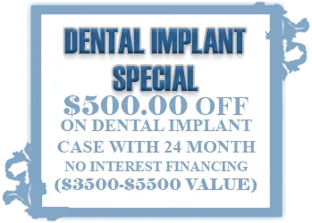 Dental Implant Special Promotion