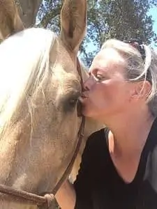 Kim Frey and her horse