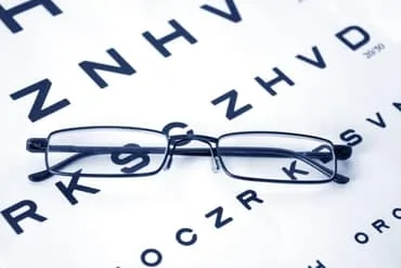 glasses on eye chart with services from your cookeville optometrist