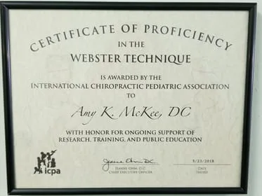 Webster Certification