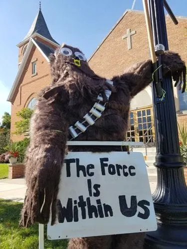 The Force is Within Us by St Paul UCC - Entry #17 - Seventh Annual Saline Scarecrow Contest