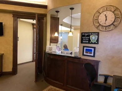 front desk and lobby of Gateway Dentistry - Kamas, UT dentist