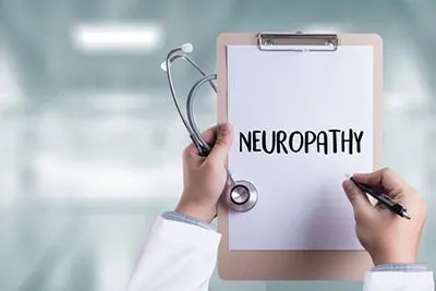 Neuropathy concept image written in notes