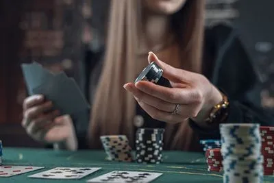 Woman with Gambling Addiction