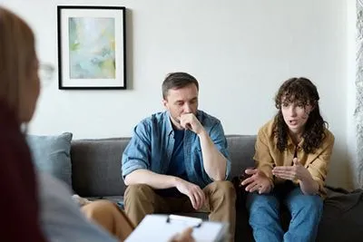 Partner attends counseling to address relationship struggles