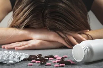 Woman dealing with substance abuse issues