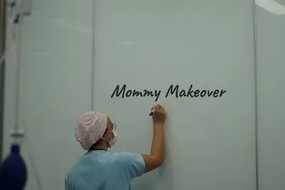 Concept image of mommy makeover