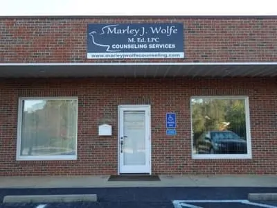Marley J. Wolfe, M.Ed. LPC - Counseling Services Sign - www.marleyjwolfecounseling.com