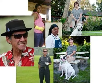 Collage of pictures of Buddy Havlin, Pat Havlin and Carol L