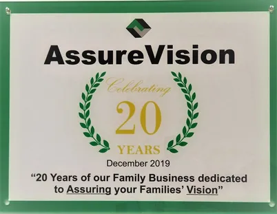 assure vision best optometist award