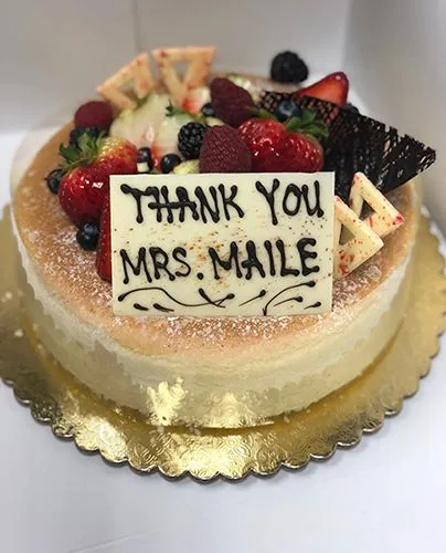Thank you cake