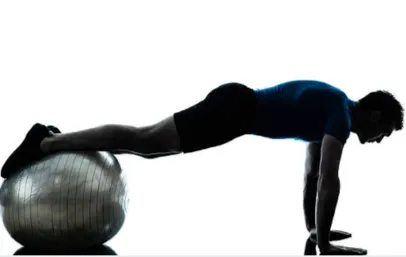 stability ball push-ups