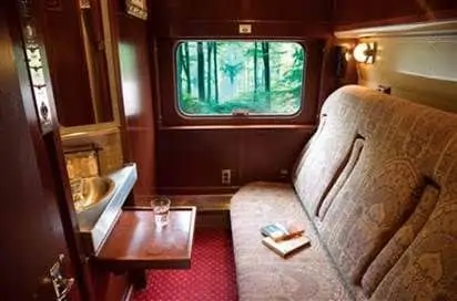 Inside of train car