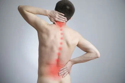 Muscle injury of the upper back