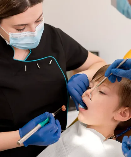 Smiling at the Dentist