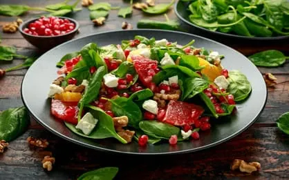 Pomegranate & Toasted Walnut Salad