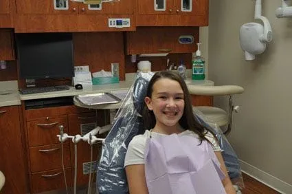Girl in Dentist Chair