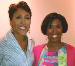 Robin Roberts with Dr. Clauselle