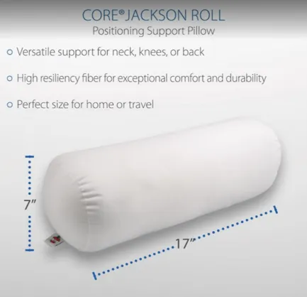 jackson roll support pillow