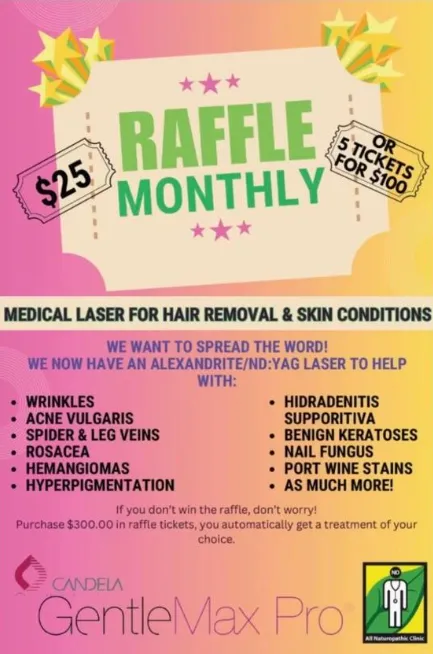 Hair Removal raffle